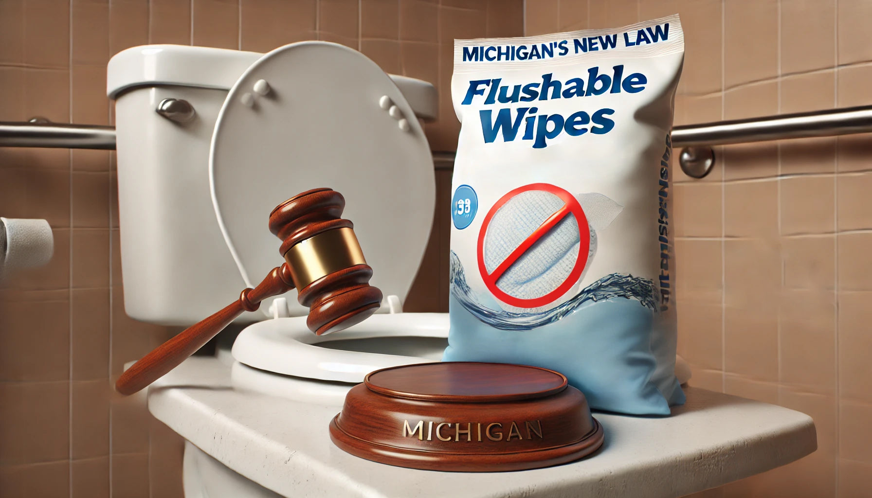 Michigan’s New Law Targets Misleading “Flushable” Wipes Labeling: Switch to Flushubbles for a Safe Alternative